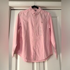 Ralph Lauren Boys Button down - pink  - NWT